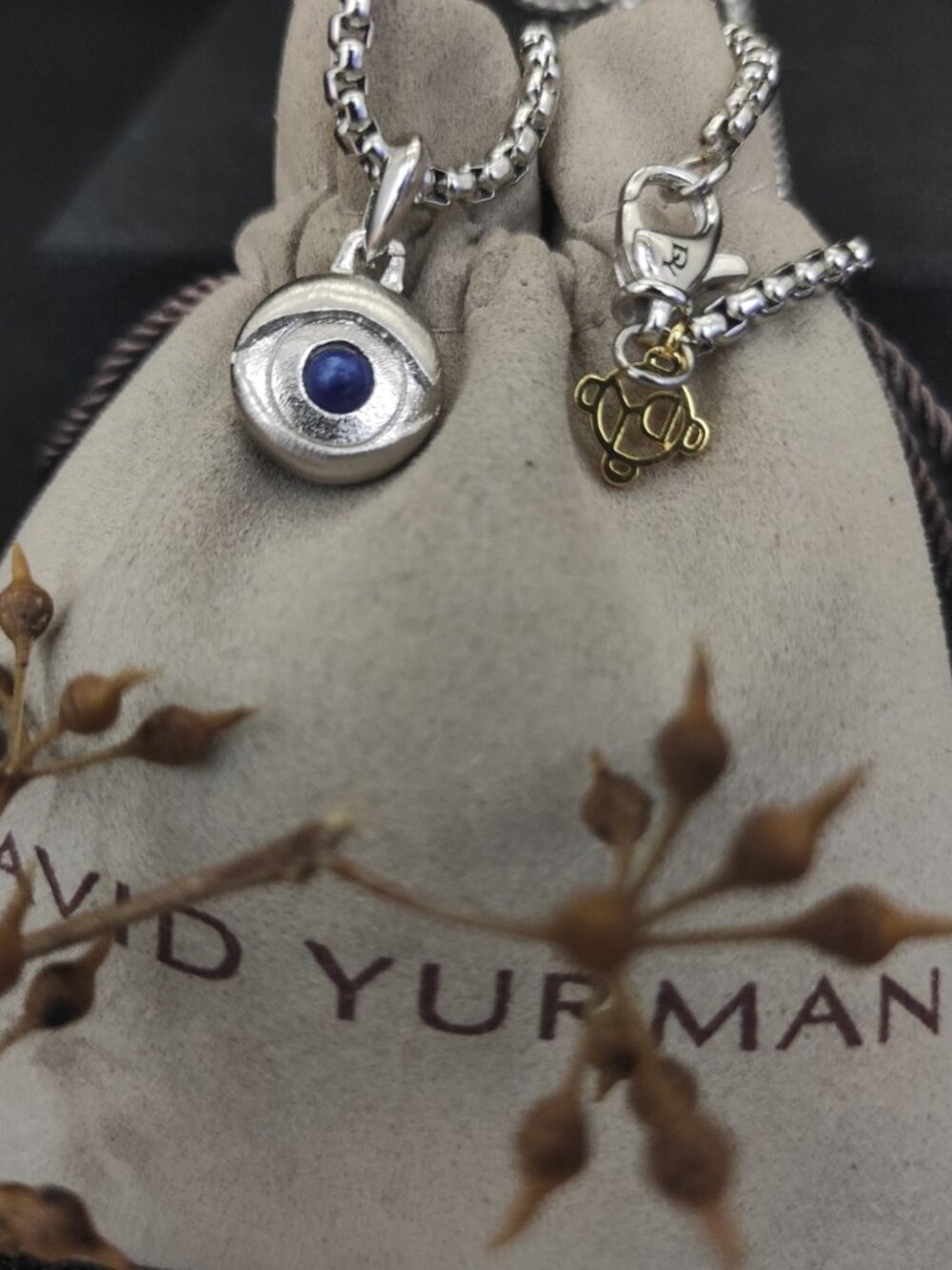 David Yurman Evil Eye Necklace - Picture 2 of 8